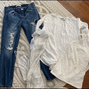 Abercrombie outfit size 12 kids small